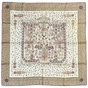 BNIB Hermes Tresors Retrouve Silk Twill Carre 90